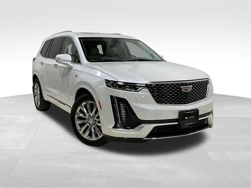 Crystal White Tricoat 2025 Cadillac XT6 Premium Luxury AWD