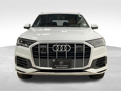 Glacier White 2021 Audi Q7 55 Premium Plus