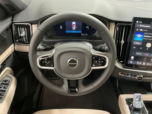 Denim Blue Metallic 2026 Volvo XC90 Plug-In Hybrid Plus, T8 AWD, Electric/Gasoline, Bright, 7 Seats