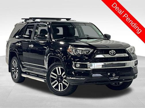 Midnight Black Metallic 2017 Toyota 4Runner Limited