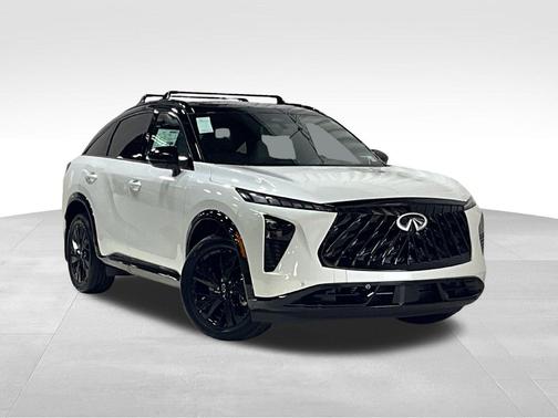 Radiant White/Black Obsidian 2027 INFINITI QX65 SPORT