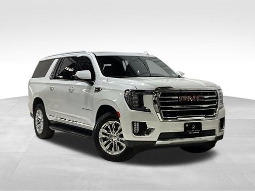White Frost Tricoat 2023 GMC Yukon XL SLT