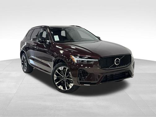 Mulberry Metallic 2026 Volvo XC60 Plug-In Hybrid Plus, T8 AWD Electric/Gasoline, Dark