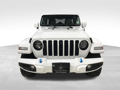 Bright White Clearcoat 2021 Jeep Wrangler Unlimited 4xe Sahara High Altitude