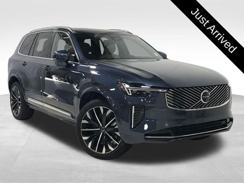Denim Blue Metallic 2026 Volvo XC90 Ultra, B6 AWD Gas (mild hybrid), Gasoline, Bright, 7 Seats