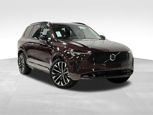 Mulberry Red Metallic 2026 Volvo XC90 Ultra Dark Theme, B6 AWD Gas (mild hybrid), Gasoline, 7 Seats