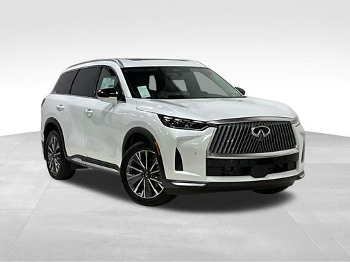 Radiant White 2026 INFINITI QX60 LUXE AWD