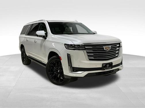 Crystal White Tricoat 2021 Cadillac Escalade ESV Premium Luxury Platinum