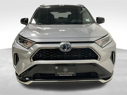 Silver Sky Metallic w/Midnight Black Roof 2021 Toyota RAV4 Prime XSE
