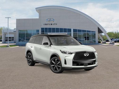 Radiant White/Black Obsidian 2026 INFINITI QX60 AUTOGRAPH