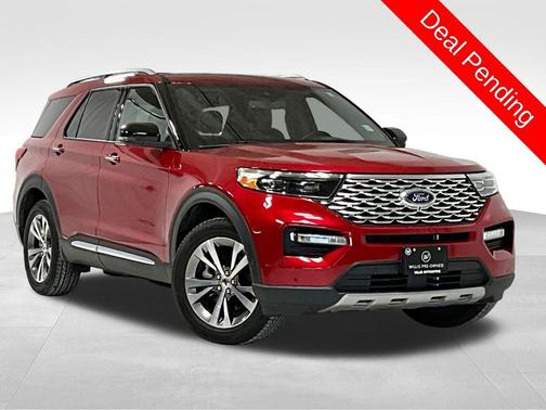 Rapid Red Metallic Tinted Clearcoat 2020 Ford Explorer Platinum