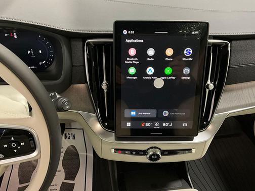 Onyx Black Metallic 2026 Volvo XC90 Ultra, B5 AWD Gas (mild hybrid), Gasoline, Bright, 7 Seats