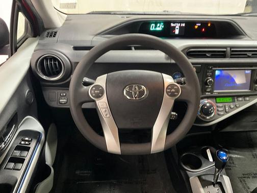 Absolutely Red 2012 Toyota Prius c Three