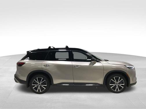 Warm Titanium/Black Obsidian 2025 INFINITI QX60 AUTOGRAPH