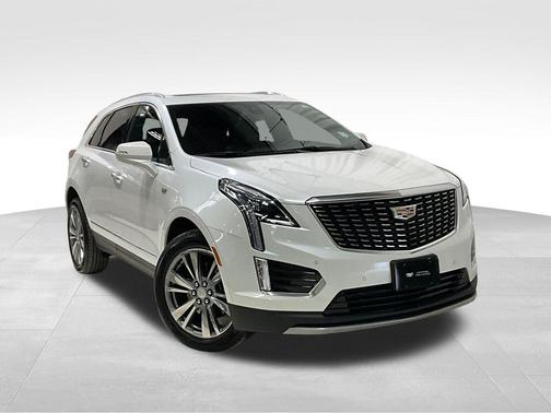 Crystal White Tricoat 2025 Cadillac XT5 Premium Luxury
