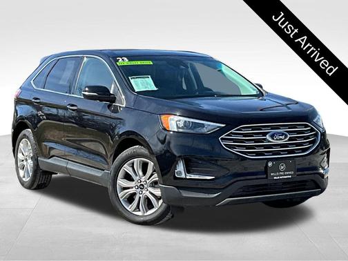 Agate Black Metallic 2023 Ford Edge Titanium