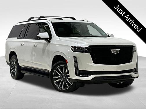 Crystal White Tricoat 2021 Cadillac Escalade ESV Sport Platinum