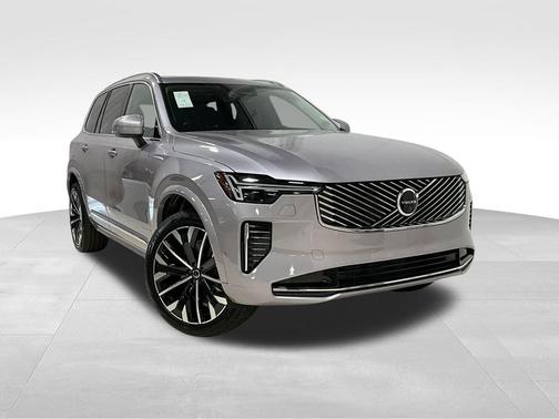 Aurora Silver 2026 Volvo XC90 Plus, B5 AWD Gas (mild hybrid), Gasoline, Bright, 7 Seats