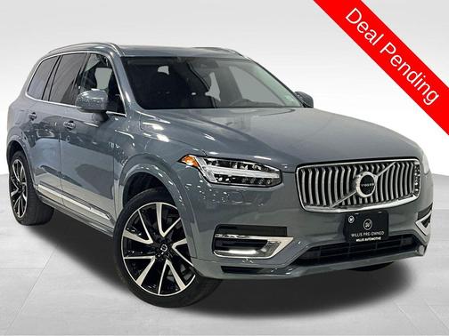 Thunder Grey Metallic 2022 Volvo XC90 Recharge Plug-In Hybrid T8 Inscription Expression 6 Passenger