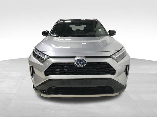 Silver Sky Metallic/Midnight Black Metallic 2023 Toyota RAV4 Hybrid SE