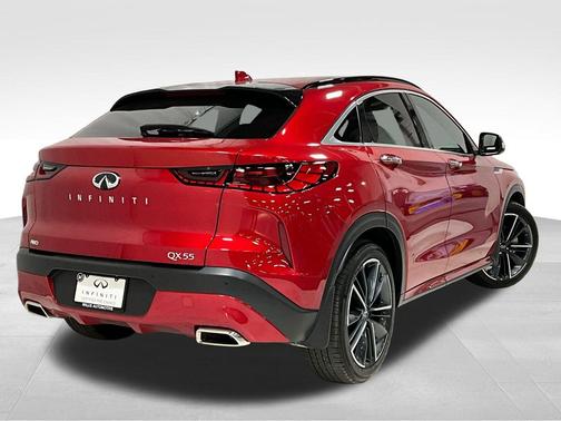 Dynamic Sunstone Red 2023 INFINITI QX55 ESSENTIAL