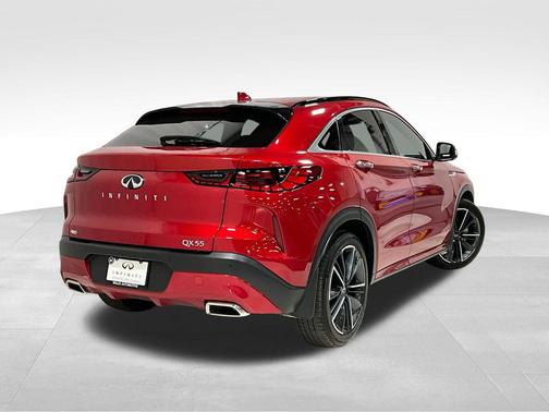 Dynamic Sunstone Red 2023 INFINITI QX55 ESSENTIAL