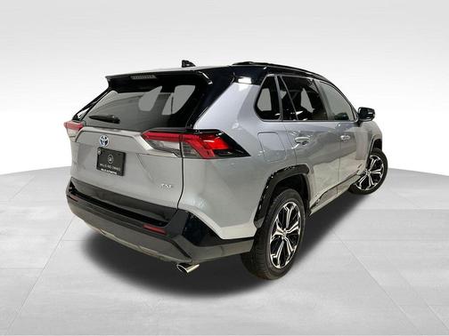 Silver Sky Metallic/Midnight Black Metallic 2024 Toyota RAV4 Prime XSE