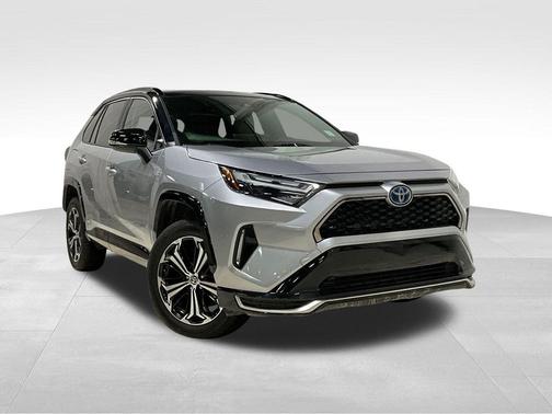 Silver Sky Metallic/Midnight Black Metallic 2024 Toyota RAV4 Prime XSE