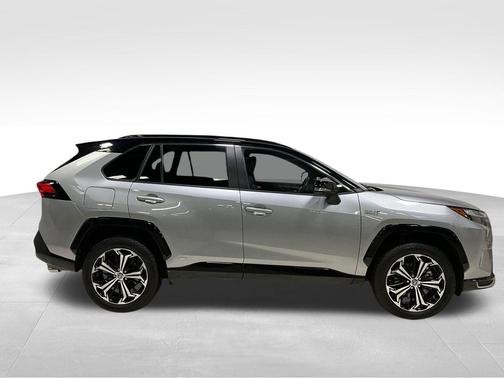 Silver Sky Metallic/Midnight Black Metallic 2024 Toyota RAV4 Prime XSE