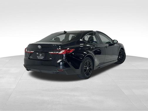 Midnight Black Metallic 2025 Toyota Camry SE
