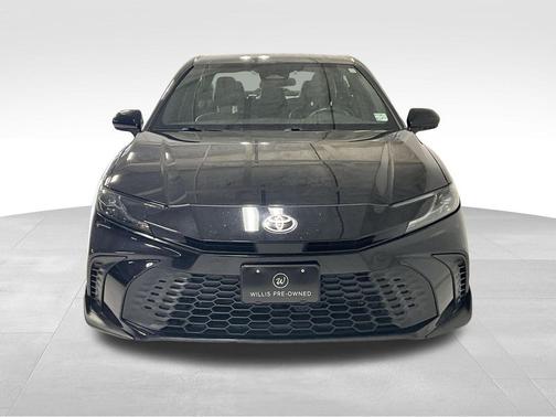 Midnight Black Metallic 2025 Toyota Camry SE