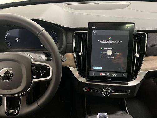 Denim Blue Metallic 2026 Volvo XC90 Core, B5 AWD Gas (mild hybrid), Gasoline, Bright, 7 Seats