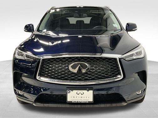 Hermosa Blue 2021 INFINITI QX50 ESSENTIAL AWD