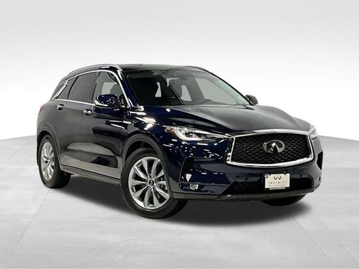 Hermosa Blue 2021 INFINITI QX50 ESSENTIAL AWD