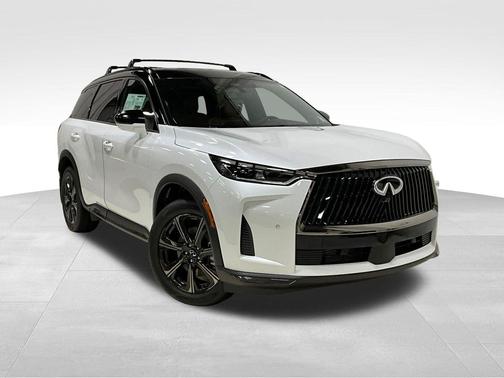 Radiant White/Black Obsidian 2026 INFINITI QX60 AUTOGRAPH