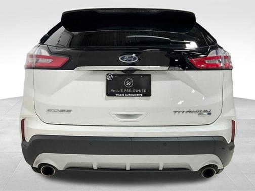 Star White Metallic Tri-Coat 2020 Ford Edge Titanium