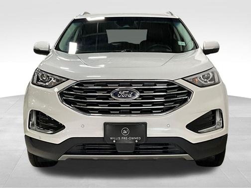 Star White Metallic Tri-Coat 2020 Ford Edge Titanium