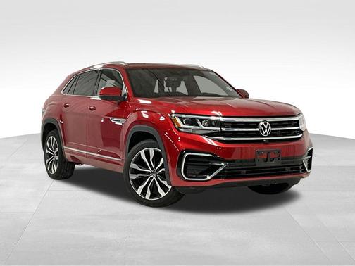 Aurora Red Metallic 2023 Volkswagen Atlas Cross Sport 3.6L V6 SEL Premium R-Line