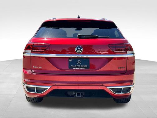 Aurora Red Metallic 2023 Volkswagen Atlas Cross Sport 3.6L V6 SEL Premium R-Line