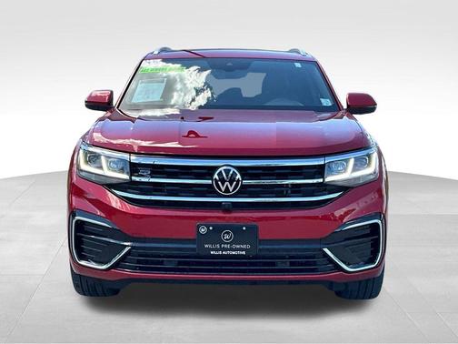 Aurora Red Metallic 2023 Volkswagen Atlas Cross Sport 3.6L V6 SEL Premium R-Line