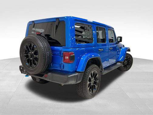 Hydro Blue Pearlcoat 2022 Jeep Wrangler Unlimited 4xe Sahara