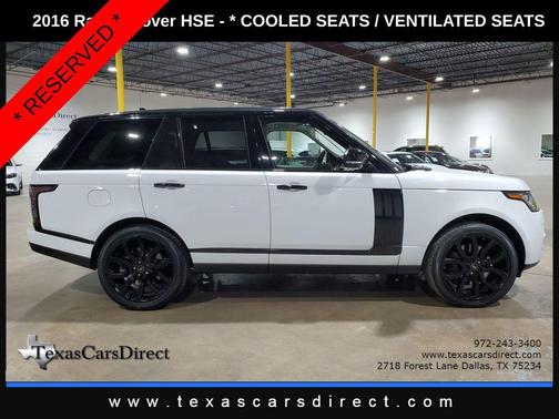 2016 Land Rover Range Rover 3.0L Supercharged HSE