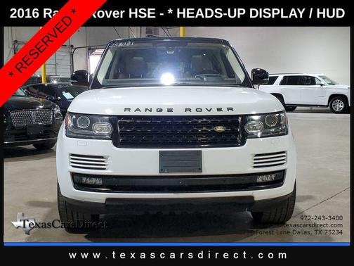 2016 Land Rover Range Rover 3.0L Supercharged HSE