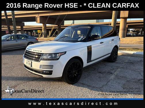 2016 Land Rover Range Rover 3.0L Supercharged HSE