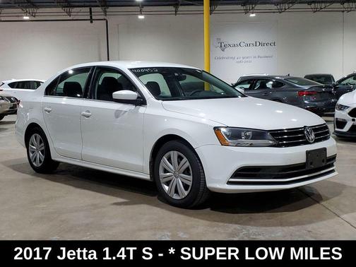 Pure White 2017 Volkswagen Jetta 1.4T S