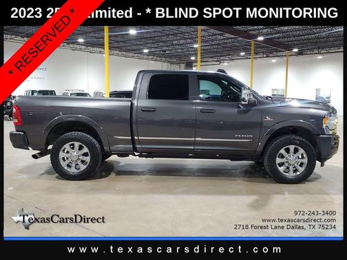 Granite Crystal Metallic Clearcoat 2023 RAM 2500 Limited Crew Cab 4x4 6'4' Box