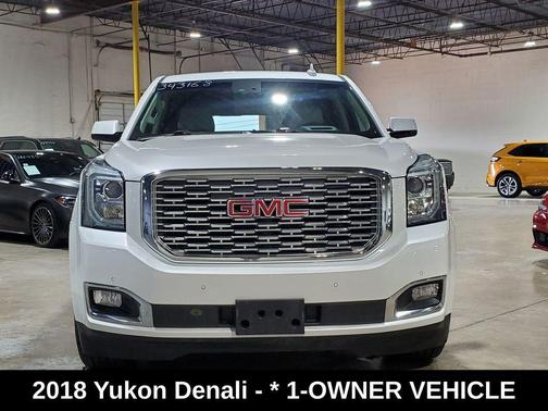 White Frost Tricoat 2018 GMC Yukon Denali