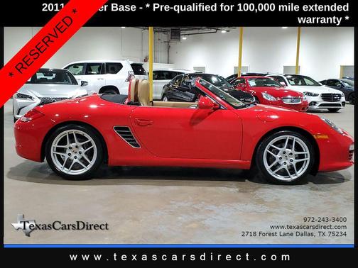 2011 Porsche Boxster Base