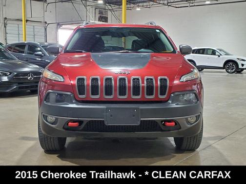 Deep Cherry Red Crystal Pearlcoat 2015 Jeep Cherokee Trailhawk