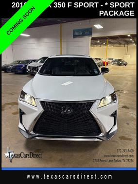 Ultra White 2016 Lexus RX 350 F Sport